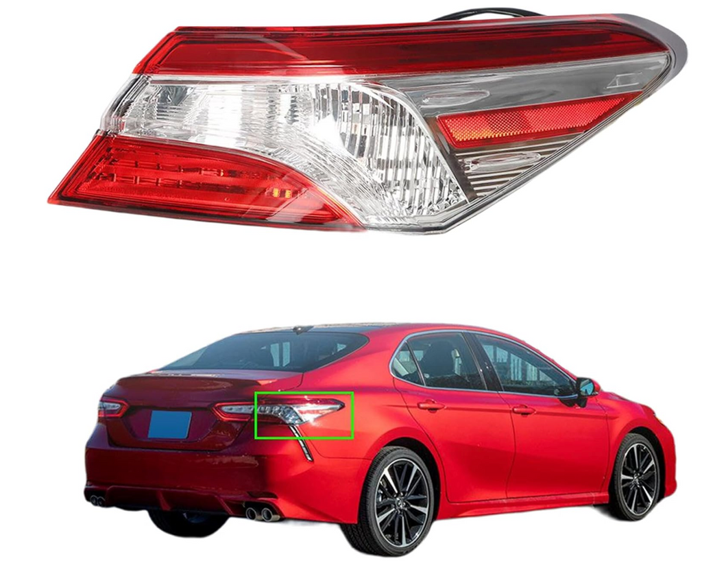 2018, 2018-2020 Toyota Camry, 2019, 2020, 81550-06720, CAMRY, passenger side, tail lamp, TO2805134, TOYOTA