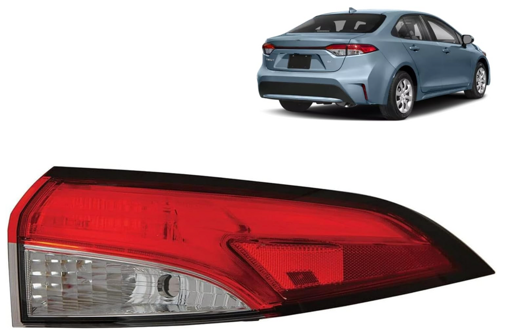 2020, 2020-2022 Toyota Corolla, 2021, 2022, 81551-12D40, Corolla, passenger side, tail lamp, TO2805152, TOYOTA