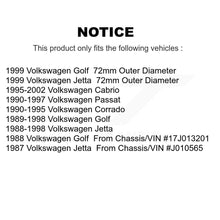 Charger l'image dans la galerie, Front Wheel Bearing 70-510004 For Volkswagen Jetta Cabrio Golf Corrado Passat