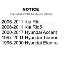 Charger l'image dans la galerie, Front Wheel Bearing 70-510055 For Hyundai Accent Kia Rio Rio5 Tiburon Elantra