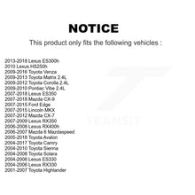 Charger l'image dans la galerie, Front Wheel Bearing 70-510063 For Toyota Camry Corolla Ford Edge Matrix Venza Lexus Sienna Mazda MKX