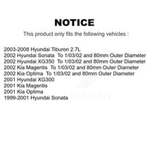 Charger l'image dans la galerie, Front Wheel Bearing 70-510076 For Hyundai Tiburon Sonata Kia Optima XG350 XG300 Magentis
