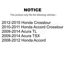 Charger l'image dans la galerie, Front Wheel Bearing 70-510095 For Honda Accord Acura TL TSX Crosstour