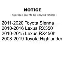 Charger l'image dans la galerie, Front Wheel Bearing 70-510100 For Toyota Highlander Sienna Lexus RX350 RX450h