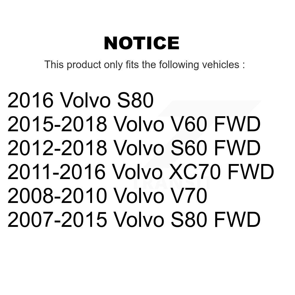 Rear Wheel Bearing Hub Assembly 70-512528 For Volvo S60 XC70 V60 S80 V70