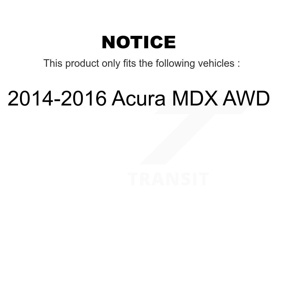 Rear Wheel Bearing Hub Assembly For 2014-2016 Acura MDX AWD 70-512531