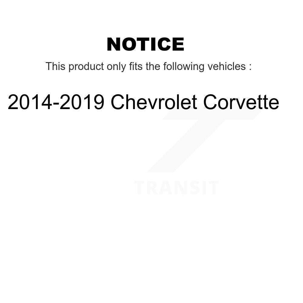 Rear Wheel Bearing Hub Assembly 70-512558 For 2014-2019 Chevrolet Corvette