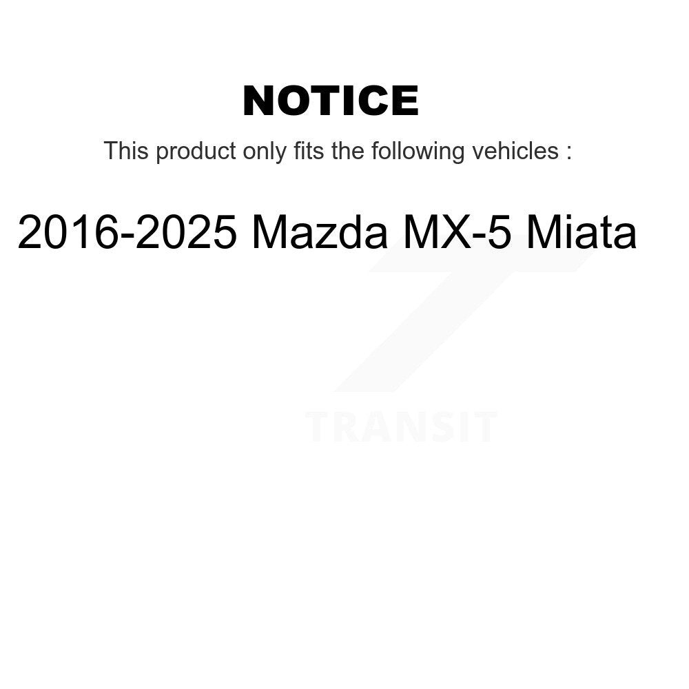 Rear Wheel Bearing Hub Assembly 70-512654 For 2016-2025 Mazda MX-5 Miata