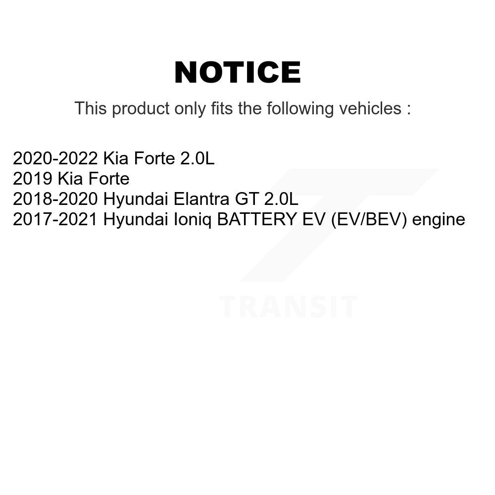 Rear Wheel Bearing Hub Assembly For Kia Forte Hyundai Ioniq Elantra GT 70-512659