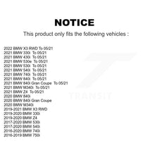 Charger l'image dans la galerie, Front Wheel Bearing Hub Assembly 70-513406 For BMW X3 Z4 430i 530i 740i 330i 540i 750i M340i 530e