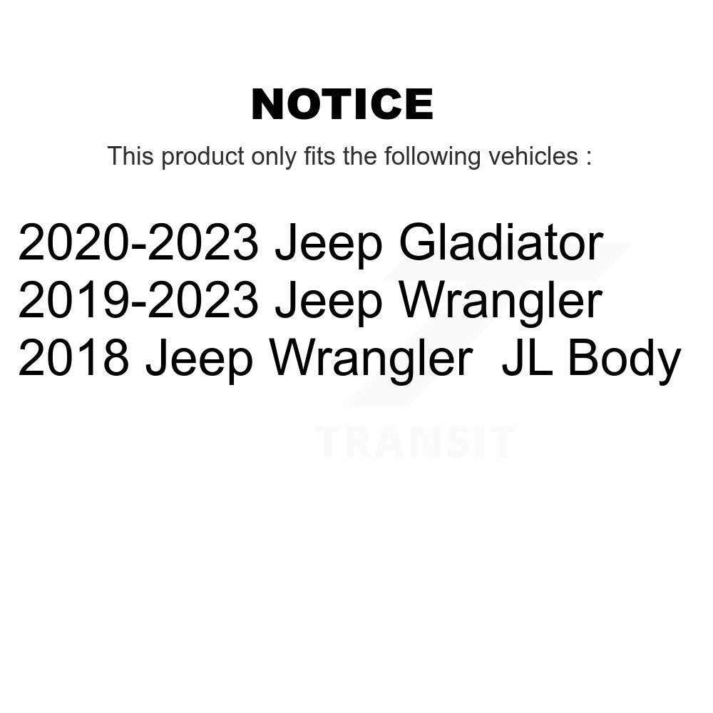 Front Wheel Bearing Hub Assembly For Jeep Wrangler Gladiator 70-513423