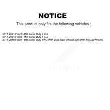 Charger l'image dans la galerie, Front Wheel Bearing Hub Assembly 70-515184 For Ford F-350 Super Duty F-450 F-550