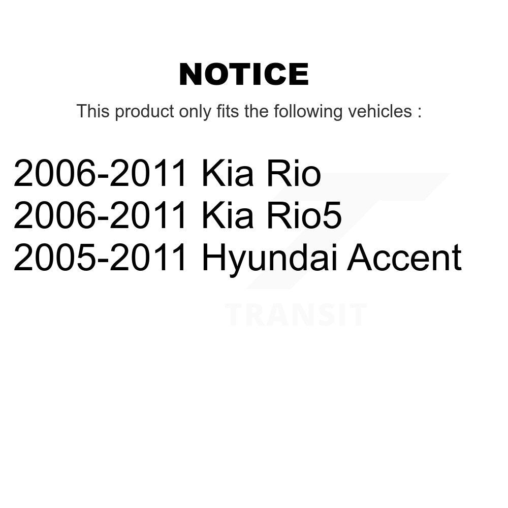 Front Wheel Hub Repair Kit 70-KH5001 For Hyundai Accent Kia Rio Rio5