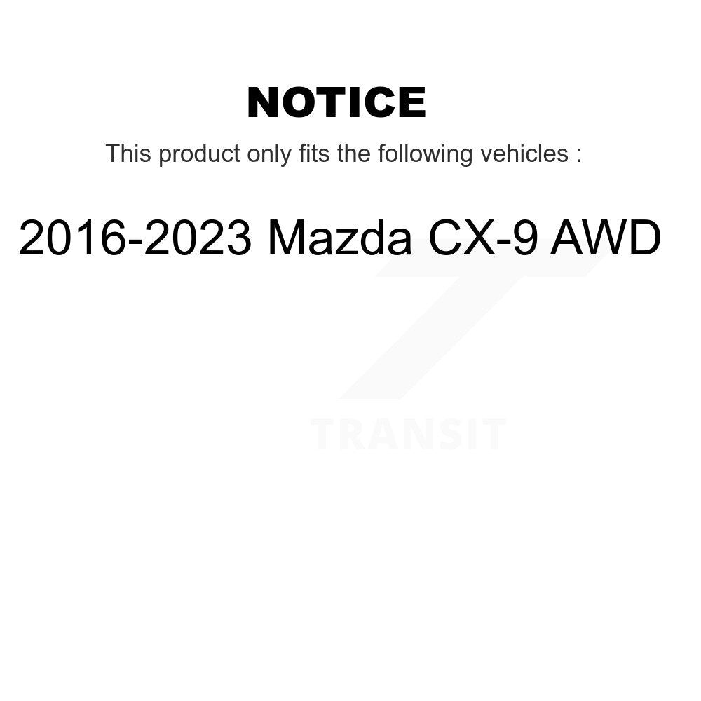 Rear Wheel Bearing Hub Assembly 70-KH8008 For 2016-2023 Mazda CX-9 AWD