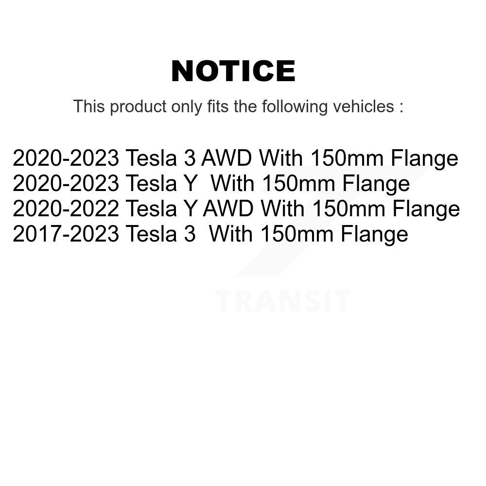 Wheel Bearing Hub Assembly For Tesla 3 Y With 150mm Flange 70-KH9201