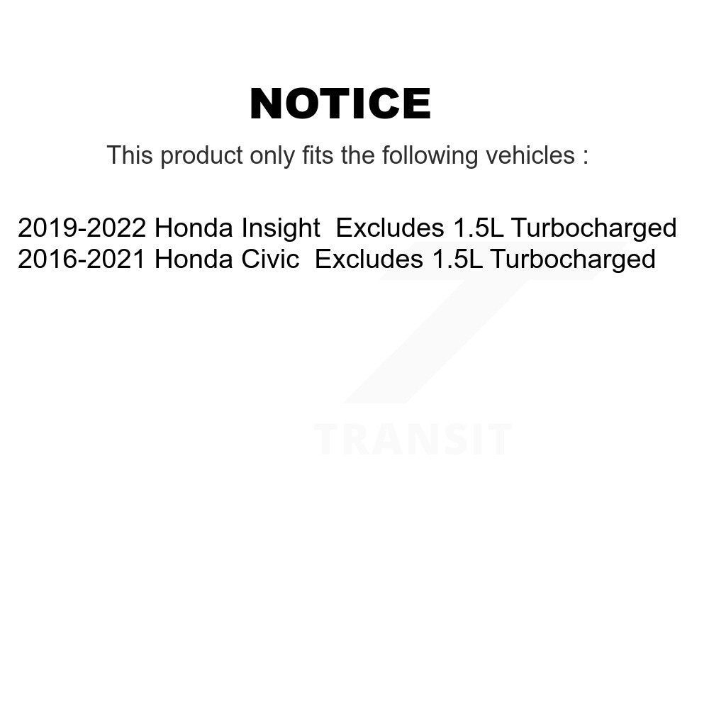 Front Left Suspension Strut Coil Spring Assembly For Honda Civic Insight