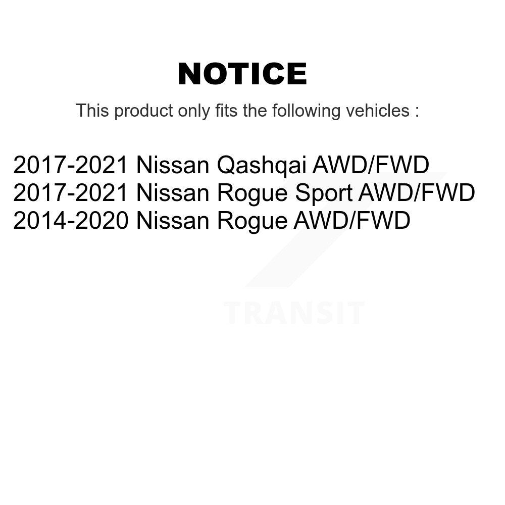 Front Right Suspension Strut Coil Spring Assembly For Nissan Rogue Sport Qashqai