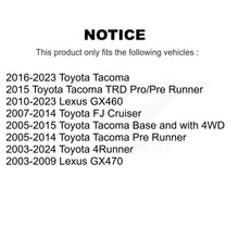 Charger l'image dans la galerie, Front Wheel Bearing Assembly Pair For Toyota Tacoma 4Runner FJ Cruiser RWD