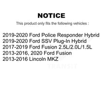 Charger l'image dans la galerie, Front Wheel Bearing Hub Assembly Pair For Ford Fusion Lincoln MKZ Police Hybrid