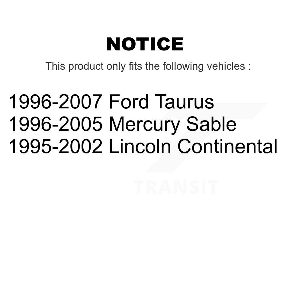 Front Wheel Bearing And Hub Assembly Pair For Ford Taurus Mercury Sable Lincoln