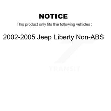 Load image into Gallery viewer, Front Wheel Bearing And Hub Assembly Pair For 2002-2005 Jeep Liberty Non-ABS