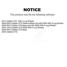 Charger l'image dans la galerie, Front Wheel Bearing And Hub Assembly Pair For Cadillac CTS STS
