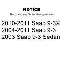 Load image into Gallery viewer, Front Wheel Bearing And Hub Assembly Pair For Saab 9-3 9-3X