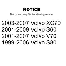 Charger l'image dans la galerie, Front Wheel Bearing And Hub Assembly Pair For Volvo S60 V70 XC70 S80