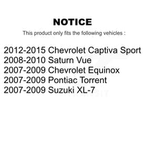 Load image into Gallery viewer, Front Wheel Bearing &amp; Hub Assembly Pair For Chevrolet Equinox Saturn Vue Captiva
