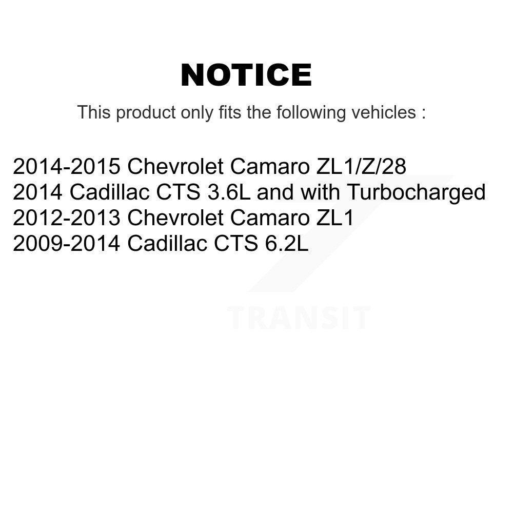 Front Wheel Bearing And Hub Assembly Pair For Chevrolet Camaro Cadillac CTS