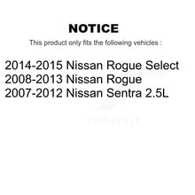 Load image into Gallery viewer, Front Wheel Bearing And Hub Assembly Pair For Nissan Rogue Sentra Select