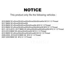 Charger l'image dans la galerie, Front Wheel Bearing And Hub Assembly Pair For BMW X5 X6