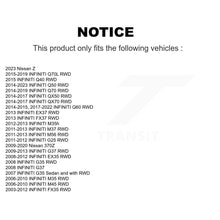 Charger l'image dans la galerie, Front Wheel Bearing Hub Assembly Pair For INFINITI G37 Q50 FX35 G35 M35 Nissan Z