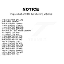 Charger l'image dans la galerie, Front Wheel Bearing &amp; Hub Assembly Pair For INFINITI Q50 G37 QX50 EX35 FX35 G35