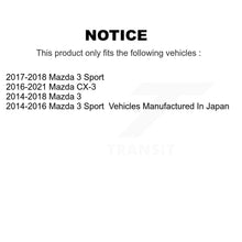 Charger l'image dans la galerie, Front Wheel Bearing And Hub Assembly Pair For Mazda 3 CX-3 Sport