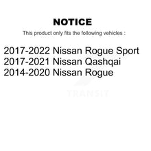 Charger l'image dans la galerie, Front Wheel Bearing And Hub Assembly Pair For Nissan Rogue Sport Qashqai