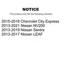 Charger l'image dans la galerie, Front Wheel Bearing And Hub Assembly Pair For Nissan Sentra NV200 Leaf Chevrolet