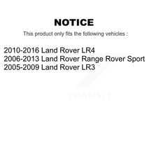 Charger l'image dans la galerie, Front Wheel Bearing And Hub Assembly Pair For Land Rover Range Sport LR3 LR4