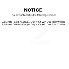 Load image into Gallery viewer, Front Wheel Bearing And Hub Assembly Pair For Ford F-450 Super Duty F-550 4 X