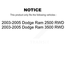 Load image into Gallery viewer, Front Wheel Bearing And Hub Assembly Pair For 2003-2005 Dodge Ram 2500 3500 RWD