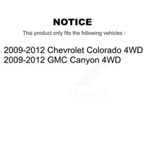 Load image into Gallery viewer, Front Wheel Bearing And Hub Assembly Pair For Chevrolet Colorado GMC Canyon 4WD