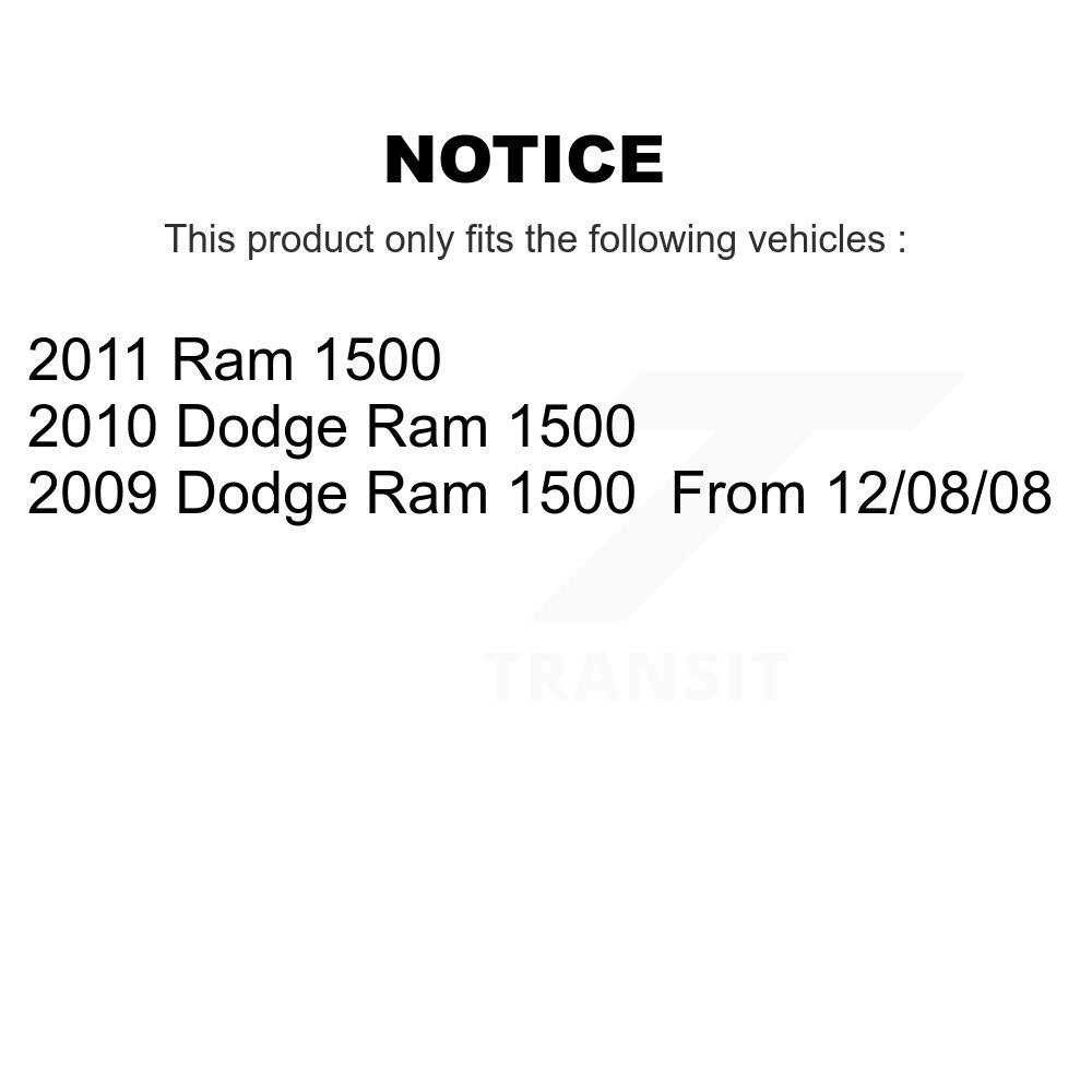 Front Wheel Bearing And Hub Assembly Pair For Dodge Ram 1500