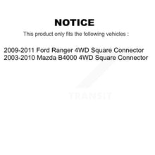 Charger l'image dans la galerie, Front Wheel Bearing And Hub Assembly Pair For Ford Ranger Mazda B4000 4WD