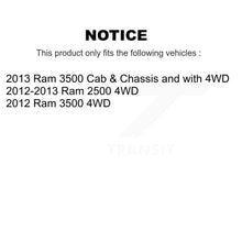 Load image into Gallery viewer, Front Wheel Bearing And Hub Assembly Pair For Ram 2500 3500