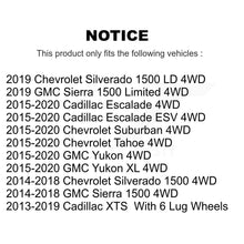 Charger l'image dans la galerie, Front Wheel Bearing Hub Assembly Pair For GMC Chevrolet Sierra 1500 Silverado XL