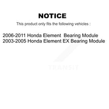 Charger l'image dans la galerie, Rear Wheel Bearing Assembly Kit For Honda Element Module