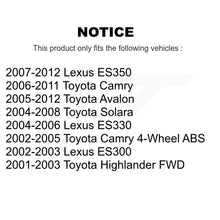 Load image into Gallery viewer, Rear Wheel Bearing &amp; Hub Assembly Kit For Toyota Camry Lexus Avalon ES350 Solara