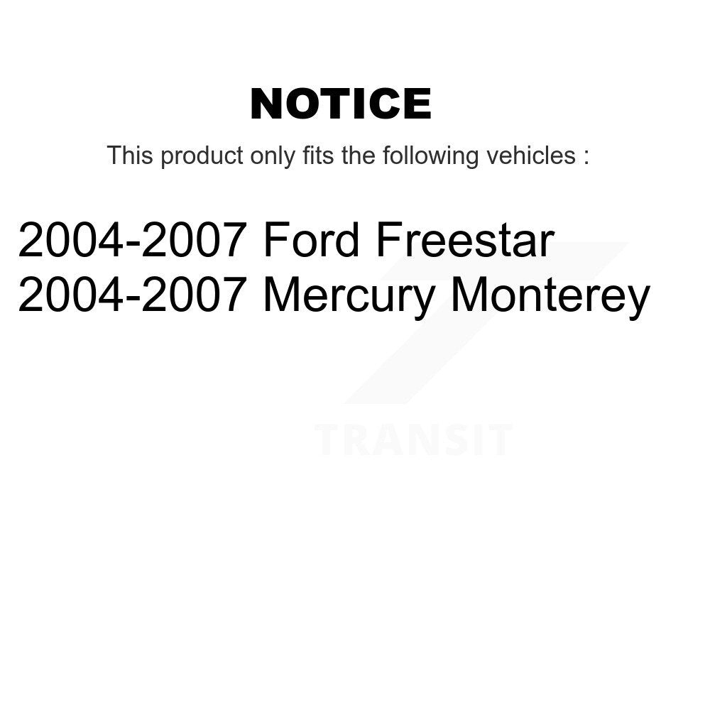 Front Wheel Bearing And Hub Assembly Kit For Ford Freestar Mercury Monterey