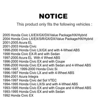 Charger l'image dans la galerie, Front Wheel Bearing Pair For Honda Civic Acura Integra del Sol EL