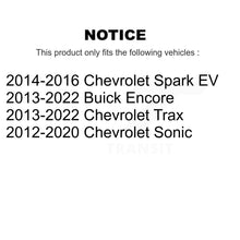 Charger l'image dans la galerie, Front Wheel Bearing Pair For Chevrolet Buick Encore Sonic Trax Spark EV
